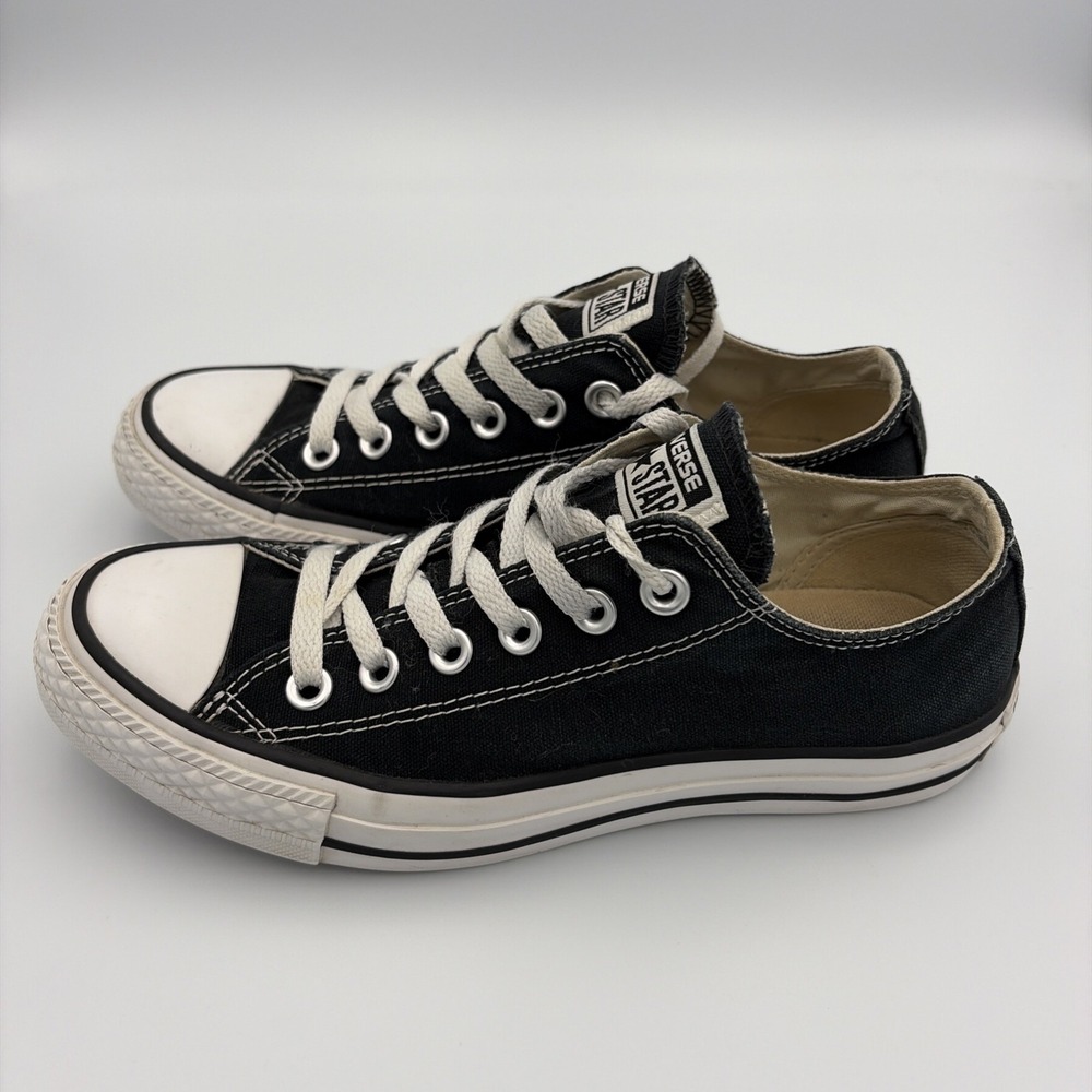 Converse All Star Sneakers Women's Size 6.5 Black Low Top Lace Up Chuck Taylor - Picture 9 of 16